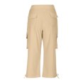 thumbnail image 6 of FRSASU Women's Sport Capris Pants Loose Fit Casual Hiking Pants Lightweight Quick Dry Travel Pants for Women with Pocket Beige XL(XL), 6 of 8