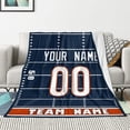 thumbnail image 3 of Chicago Throw Blanket Personalized for Men Women Youth Gifts, 3 of 6