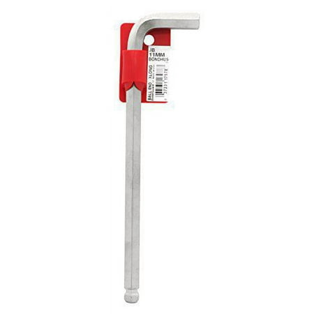 UPC: 0037231170783 | bondhus 17078 11mm briteguard plated ball end l-wrench