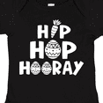 thumbnail image 4 of Inktastic Easter Hip Hop Hooray with Eggs and Carrot Boys or Girls Baby Bodysuit, 4 of 5