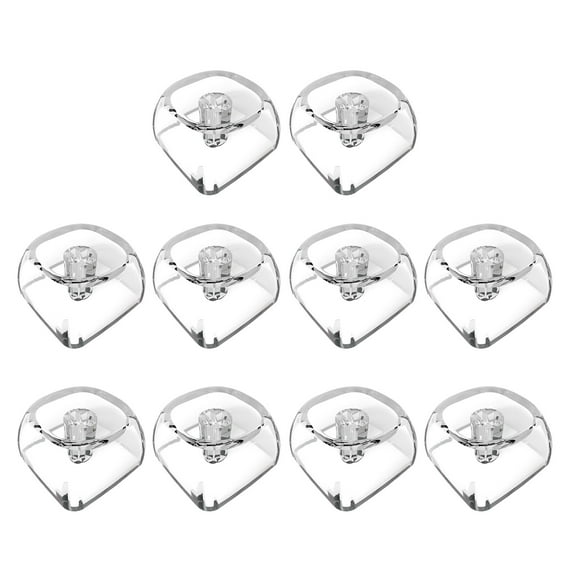 Gaming Keyboards 10Pcs MOAs Profile 1U 1X Transparents Layer Crystal Blanks Backlits Keycaps for Mechanical Keyboards