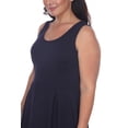 thumbnail image 3 of White Mark Women's Crystal Skater Dress, 3 of 5