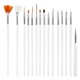 thumbnail image 3 of Kit de herramientas para decoración de uñas, pincel para decoración de uñas con diamantes de imitación, pluma punteadora, hilo para sello de uñas, 3 of 14