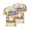 thumbnail image 3 of Daiia Hello Summer Cute Gnome Mens Baseball Jersey Button Down Shirts Short Sleeve Sports Uniforms-Medium, 3 of 9