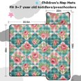 thumbnail image 5 of Pioneer Flower Floral Print Pattern Toddler Nap Mat for Teens Preschool Daycare, Teens Sleeping Mat Bag, Toddler Sleeping Bag with Pillow, 5 of 6