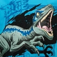 thumbnail image 5 of Jurassic World Dinosaur Blue Big Boys T-Shirt and French Terry Shorts Outfit Set Blue / Grey 18-20, 5 of 5