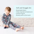 thumbnail image 2 of Pijama Posh Peanut Classic para niños, ligero, viscosa, bambú, 2 of 7