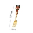 thumbnail image 6 of Nilvkv Christmas Spoon Christmas Dessert Spoon Fork Stainless Steel Tableware Set Cute Doll with Hand Gift, Christmas Decorations, CHRlSTMAS-GlFTs, 6 of 6