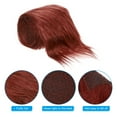 thumbnail image 4 of Uxcell Plush Faux Fur Fabric Precut Strips, 59" x 4" Fluffy Faux Fur Ribbon, Red, 4 of 6