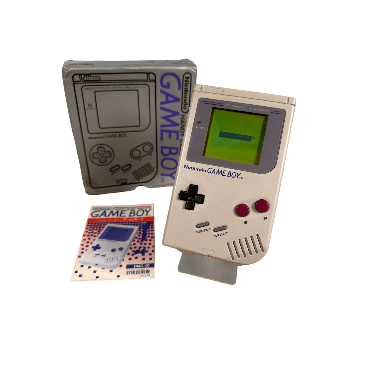 Authentic Nintendo GameBoy Classic Original Gameboy Console OEM 100 With Box and Manual TESTED WORKING RARE COLLECTABLE Walmart