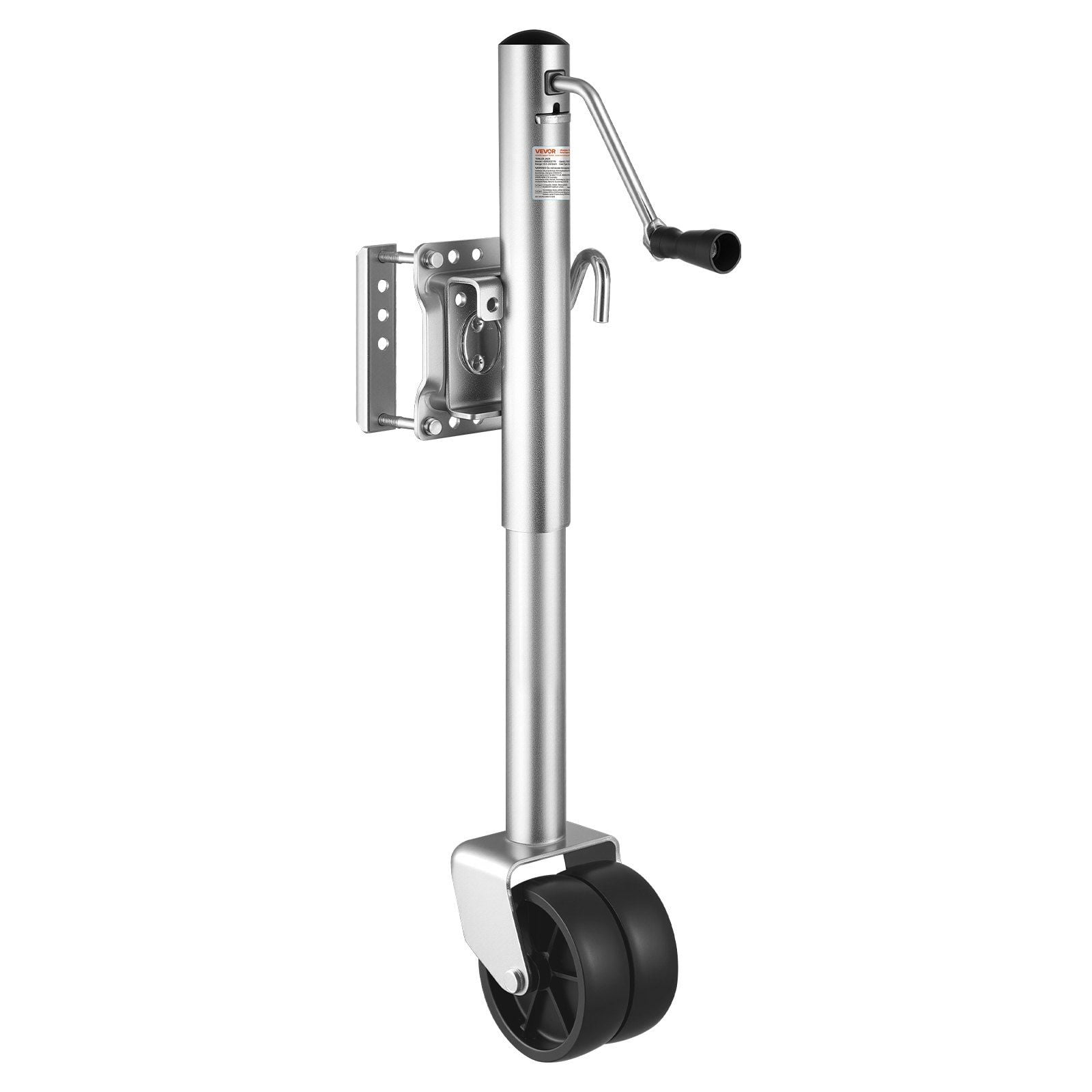1500 lb Capacity Heavy Duty Swivel Jack for Boat Trailers, Marine-Grade Trailer Tongue Jack
