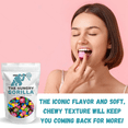 thumbnail image 3 of Dubble Bubble Gum - 5 lb Bulk Bag (Around 285 pieces) of 4 Flavor Assortment of Individually Wrapped Chewing Gum in a Resealable Stand-Up The Hungry Gorilla Bag - Gluten Free, 3 of 6