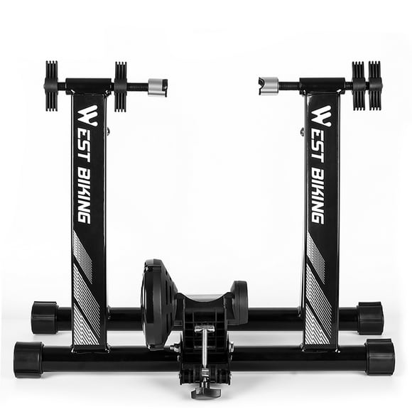 WEST BIKING WEST BIKING Indoor Cycling Trainer for Road & Mountain Bikes, Adjustable Resistance, Quiet Home Exercise Equipment, Wireless Model, Supports 26"-28" & 700C Wheels, Max Load 120kg