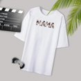 thumbnail image 2 of Camiseta estampada para mujer, Tops sencillos y cómodos, camiseta básica suave, Top de manga corta para senderismo en casa, senderismo, uso diario en S, 2 of 10
