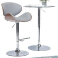 thumbnail image 2 of Trent Home 32.7 Contemporary Metal Adjustable Height Gas Lift Bar Stool in Gray, 2 of 9