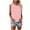 Pink, variant on YHAJDS Basic Undershirt Tanks Women Solid Color Round Neck Sleeveless Loose Casual Tee Shirt Cami Top