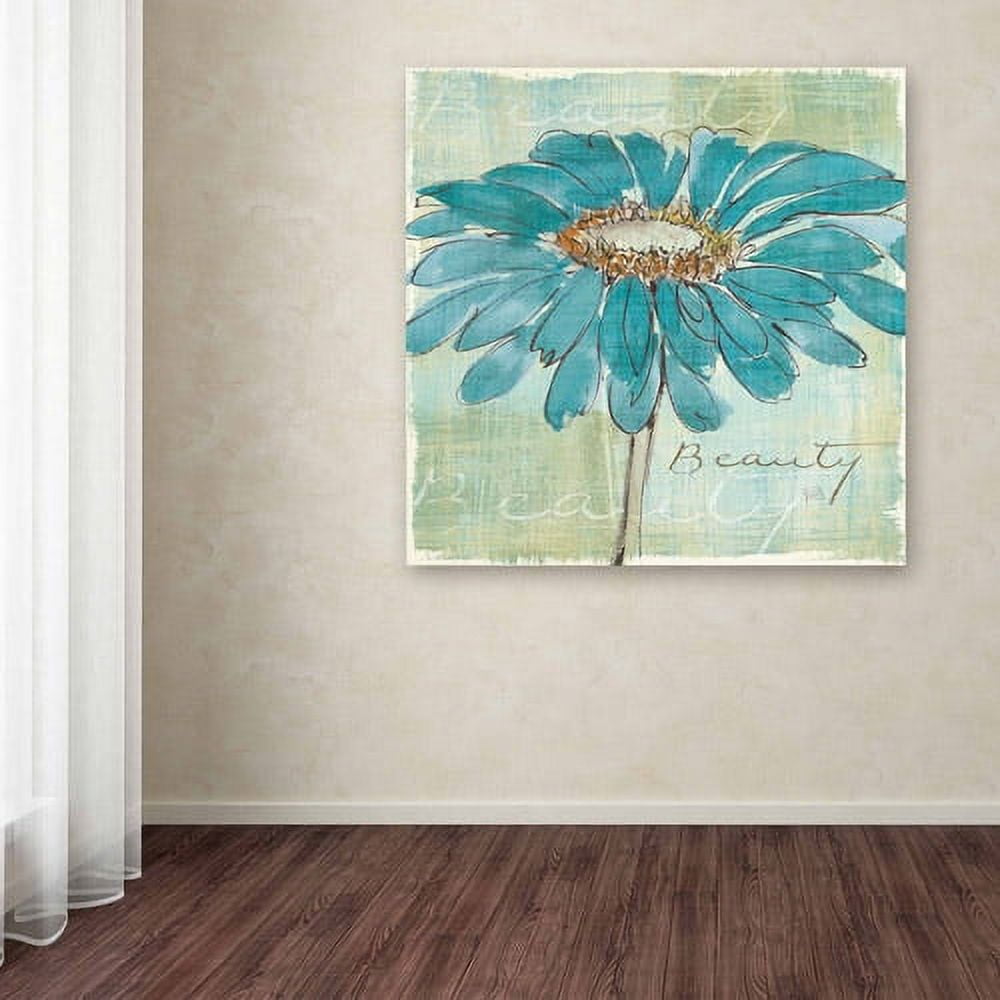 Trademark Fine Art "Spa Daisies I" Canvas Art by Chris Paschke