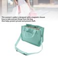 thumbnail image 4 of Large Canvas Tote Bag, Canvas Handbag with Zipper, Commute Handbag  Closure Messenger Bag for Work Beach Gym, 4 of 7