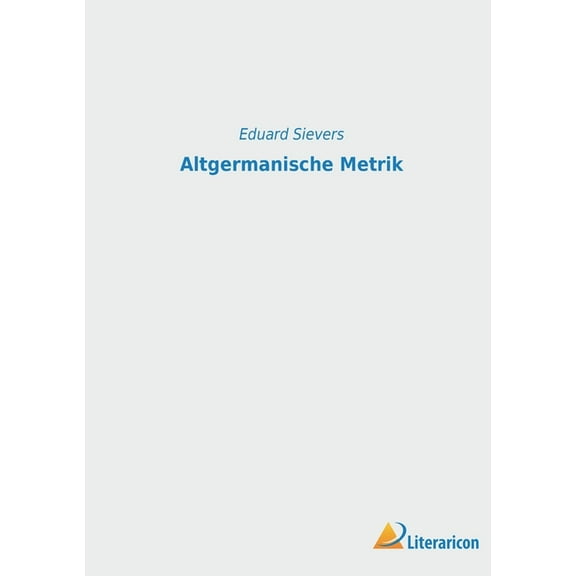 Altgermanische Metrik (Paperback)