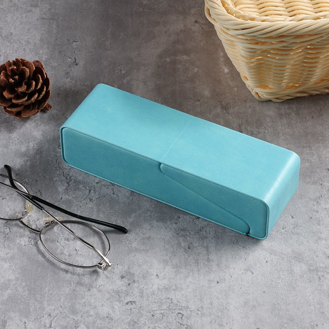 Estuche de cuero PU para gafas, soporte para teléfono móvil, estuche para gafas de sol, estuche para gafas de sol