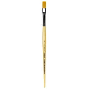 da Vinci Student Series 304 Junior Paint Brush, Flat Elastic Synthetic with Lacquered Non-Roll Handle, Size 10