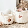 thumbnail image 3 of EIMELI Storage Basket Storage Basket Soft Texture Wide Application Cotton Assorted Cartoon Organizer Box Household Supplies, 3 of 6