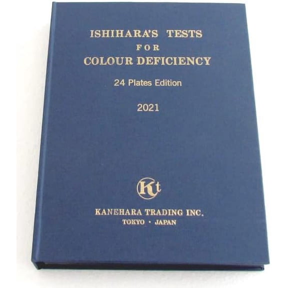 Ishihara Test Book for Colour Deficiency - 24 Plates