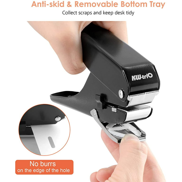 Heavy Duty Hole Puncher for Pro Use，Badge Hole Punch for Paper