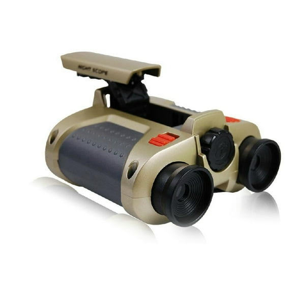 ULTNICE Kids Binoculars with Popup Spotlight Night Vision Toy for Playing 4x30 ABS