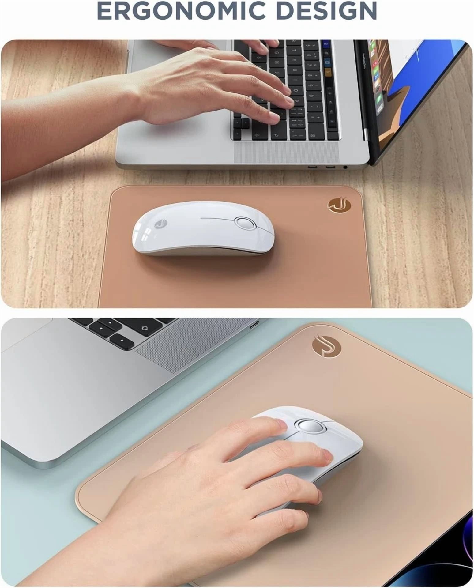 CRESTIN- Bluetooth Wireless Mouse - (Bt5.1+Usb) Slim Dual Mode Computer Mice