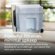 Philips 3300 Fully Automatic Espresso Machine with LatteGo Milk Frother, Black and Chrome