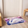 thumbnail image 6 of Swan Non-Slip Machine Washable Polyester Kitchen Mat Indoor Rug Kitchen Rug, 6 of 6