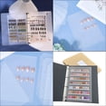 thumbnail image 5 of 6Pcs Nail Book Pages Press on Nails Binder Clear Plastic A5 6 Holes Waterproof Rectangle Organizer Display Storage Books Insert Divider Sheets Page for Fingernail Salon Art Packaging Supplies Clear, 5 of 6