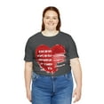 thumbnail image 4 of Grunge Heart Poetry Tee - Rebellious Anti-Valentines Day Tshirt, 4 of 5