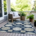 thumbnail image 6 of Addison Rugs Chantille Indoor/Outdoor Transitional Geometric Navy Washable Rectangle Rug, 8' x 10', 6 of 6