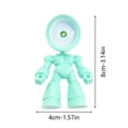 thumbnail image 4 of Luz nocturna infantil con LED multicolor, lámpara de escritorio robot ajustable, a pilas, adecuada para habitaciones infantiles y dormitorios., 4 of 9
