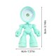 thumbnail image 4 of Luz nocturna infantil con LED multicolor, lámpara de escritorio robot ajustable, a pilas, adecuada para habitaciones infantiles y dormitorios., 4 of 9