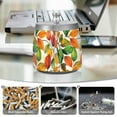 thumbnail image 6 of Yayeee Ashtray with Lid for Cigarette Smokeless Stainless Steel Home Ash Holder, Beige Leaves, 6 of 7