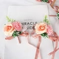 thumbnail image 3 of 2PCS Wrist Corsage, Wedding Bridesmaid and Bridal Wrist Flower Corsage Hand Flower Decor for Prom Party Wedding, 3 of 8