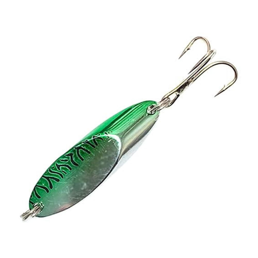 Cuillère Moulée 1oz Maquereau Vert 12 Pcs