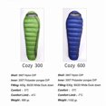 thumbnail image 2 of TENGDA XL Cold Weather Duck Down Sleeping Bag Moisture Proof Ultralight Nylon Winter Camping Sleep Sack, 2 of 9