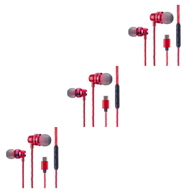 Sidaley Puerto tipo C In-ear Super Bass Control de línea Auricular Teléfono Micrófono Auriculares con cable Type2 NO2