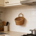 thumbnail image 1 of Klonfd Imitation Vine Weaving Kitchen Garlic Storage Wall Hanging Portable Small Kitchen Utensil Hanging, 1 of 6