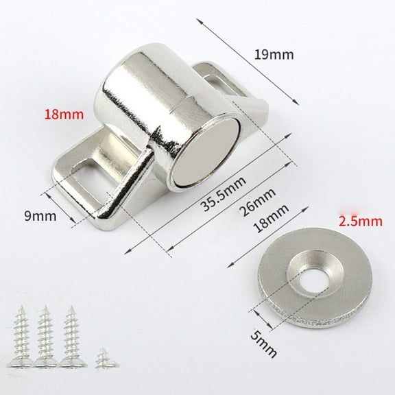 Magnet Cabinet Door Catch Magnetic Furniture Door Stopper Effect Strong Magnets Door Super Powerful Neodymium Magnet Latch