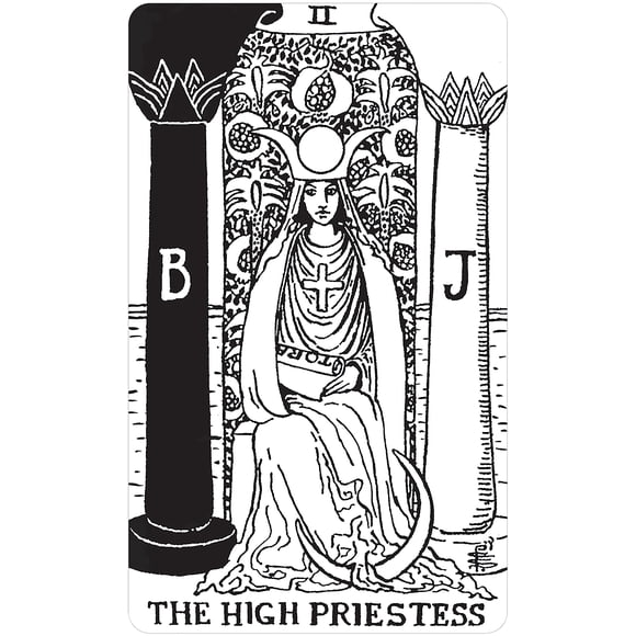 Black & White Rider-Waite® Tarot Deck