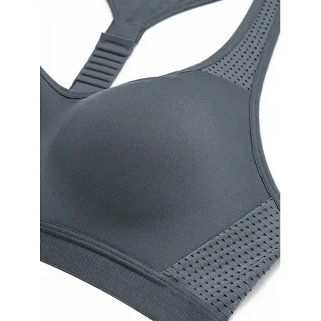 

Women‘s Integrated Thick Mold Cup Mesh Cloth Leisure Sports I-shaped Back Breathable Shock-absorbing Sports Bra