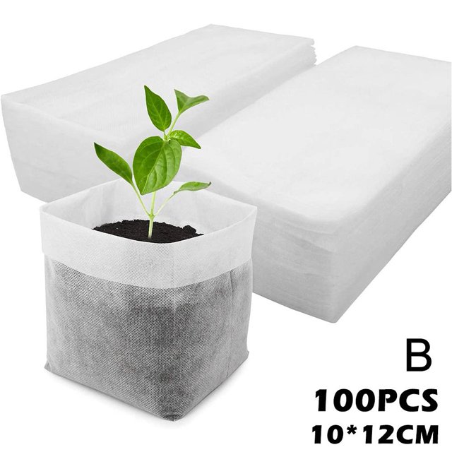 Biodegradable Plant Grow Nursery Bag Garden Planting Seedling Bags D0Z0