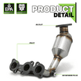 thumbnail image 2 of Magshion Left Sdie Catalytic Converter Exhaust Manifold For Lexus RX330 Toyota Sienna/Highlander AWD 2004-2007, 2 of 11