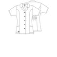 thumbnail image 4 of Adar Universal Scrubs For Women - Lapel Collar Buttoned Scrub Top, 4 of 4