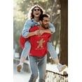 thumbnail image 2 of Old Glory Mens Christmas Gingerbread Man Can't Feel My Face Long Sleeve Sweatshirt, 2 of 6